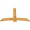 Ekena Millwork Bellingham Rough Sawn Timber Gable Bracket, Western Red Cedar, 60"W x 40"H x 2"D x 6"F, 16/12 Pitch GBW060X40X0206BEL00RWR - alternate 3